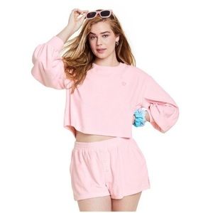 NWT Stoney Clover Lane x Target Pink Sweatshirt size XL